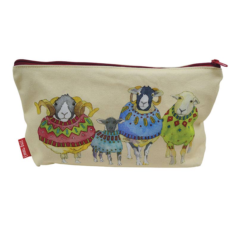 Sheep In Sweaters Zipped Pouch