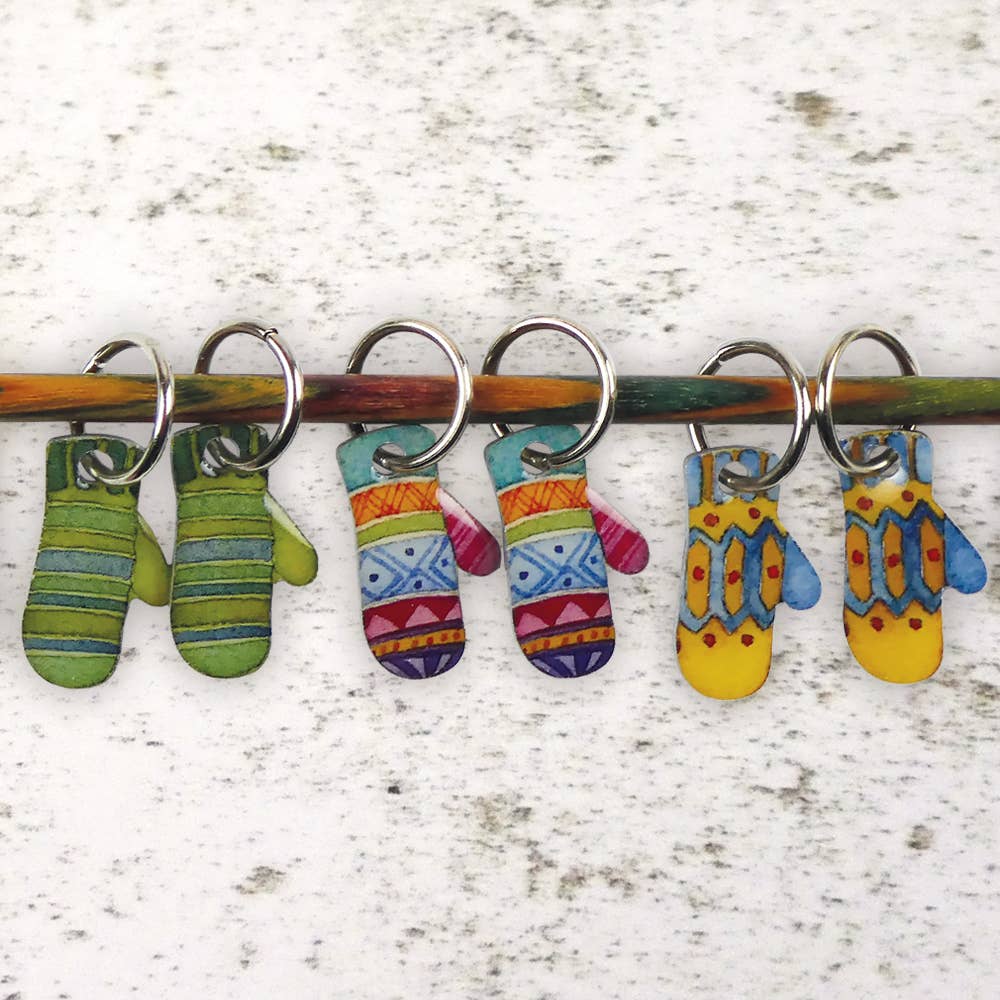 Mittens Stitch Markers (Set of 6)