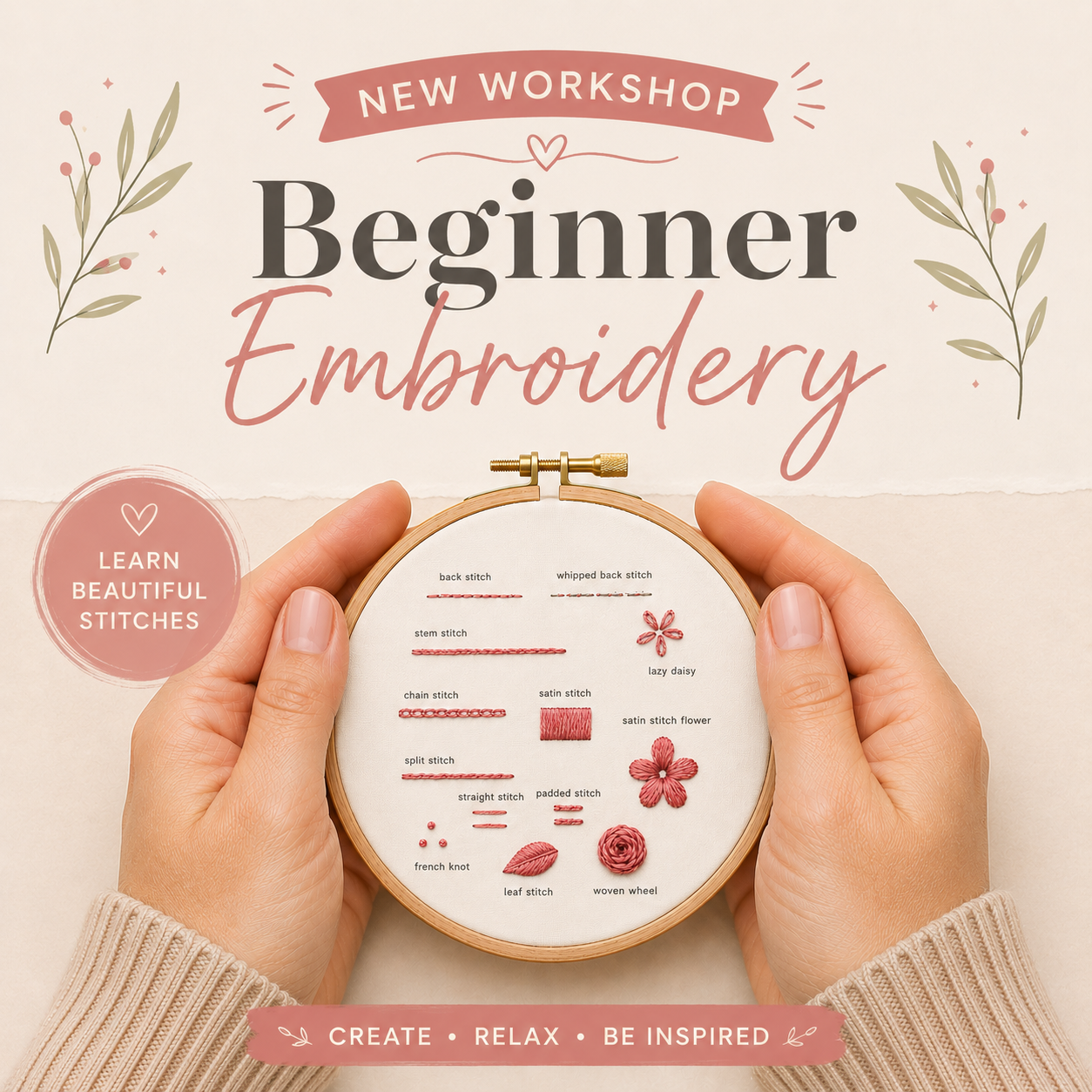 Beginner Embroidery Workshop