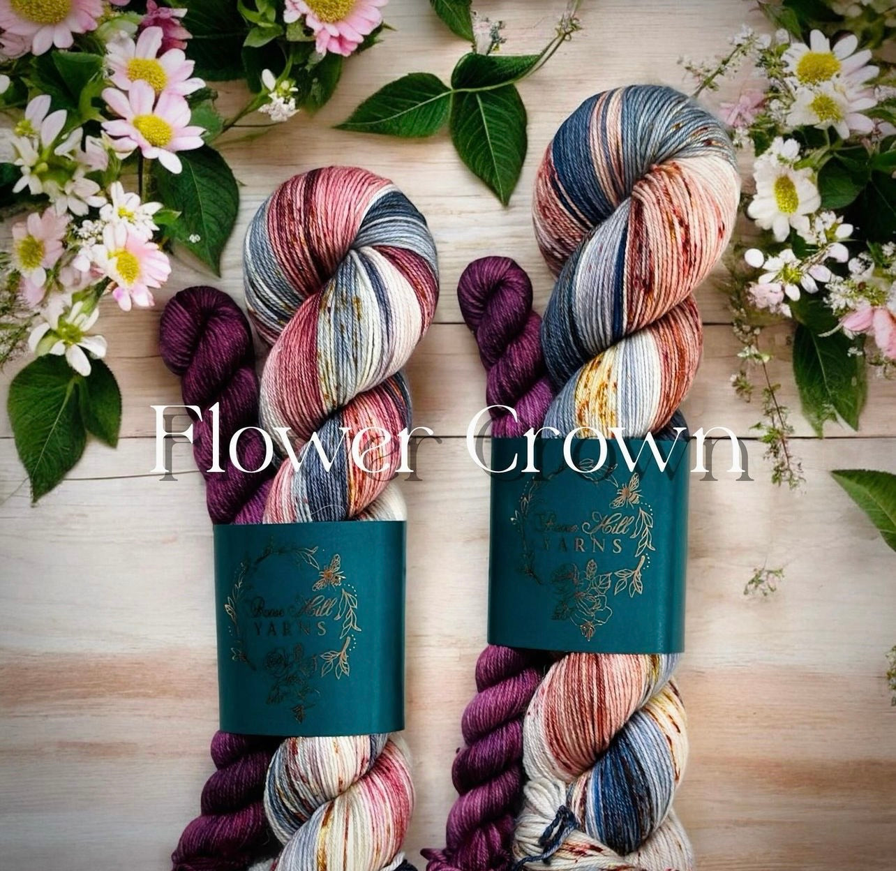 Rose Hill - Flower Crown with Mini