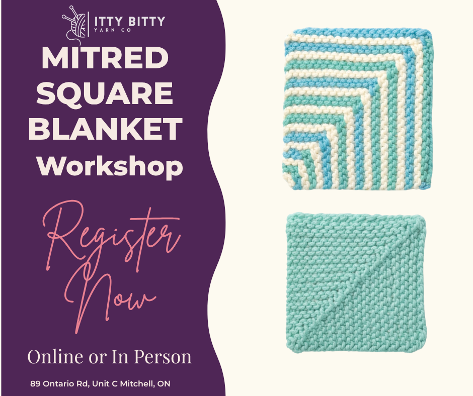 Mitred Square Blanket Workshop - Knit