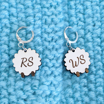 Silly Sheep RS/WS (Right/Wrong Side) Stitch Markers
