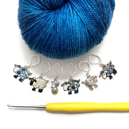 Sheep Locking Stitch Markers