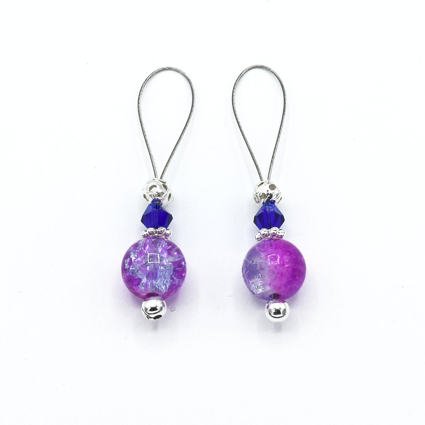 Pink and Lavender Stitch Markers Set
