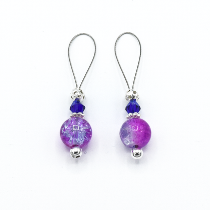 Pink and Lavender Stitch Markers Set