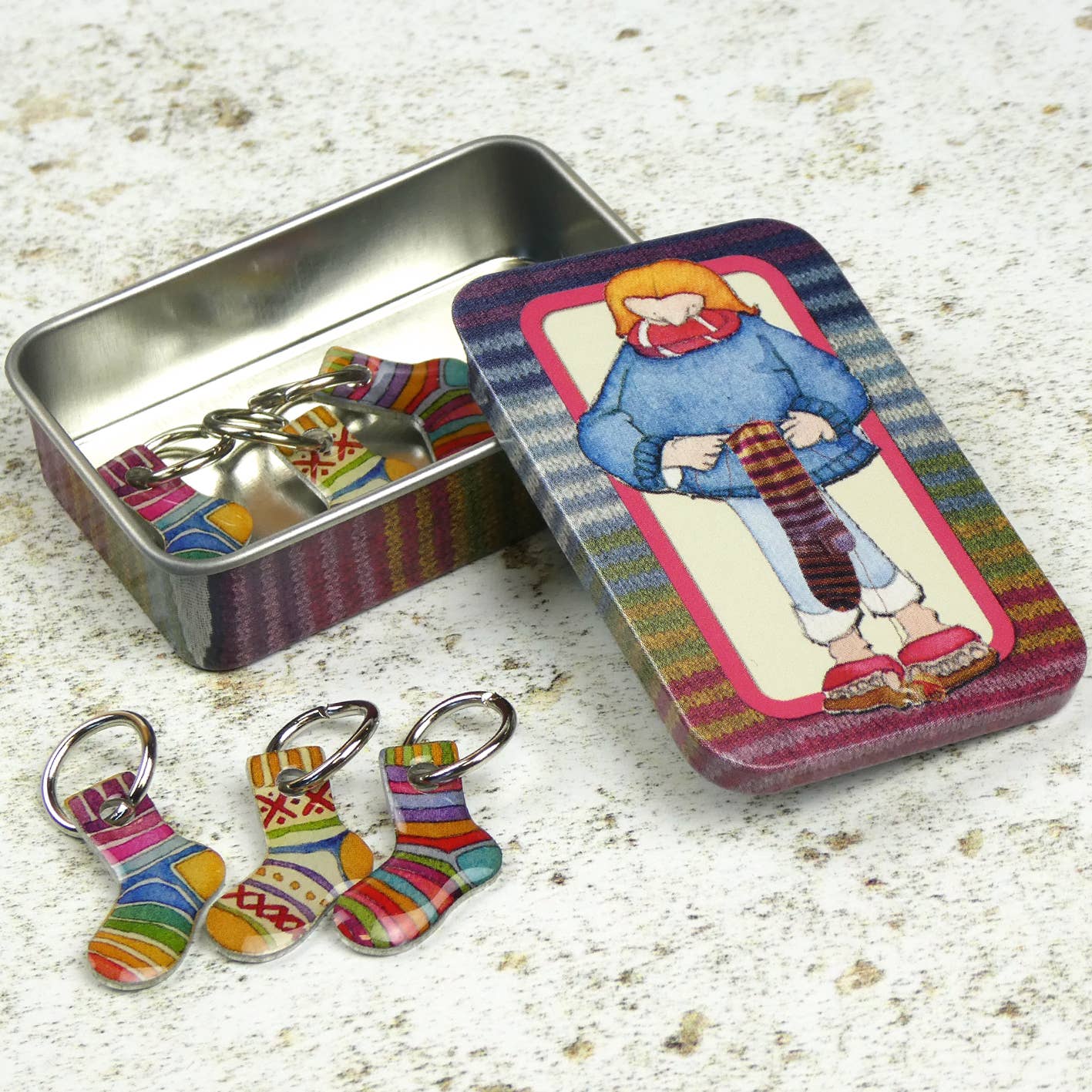 Emma Ball Stitch Markers