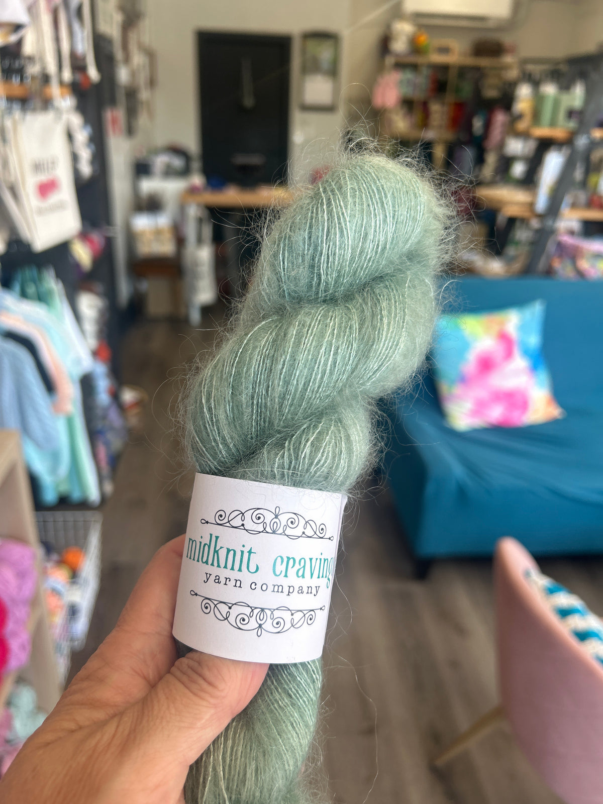 MidKnit Cravings Meringue Mohair