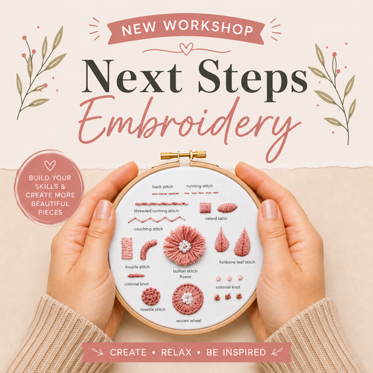 Next Steps Embroidery Workshop