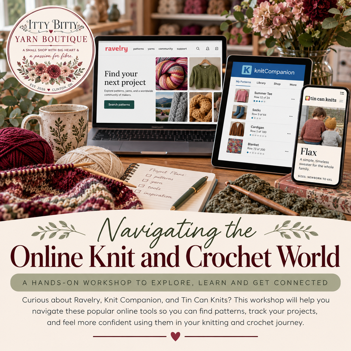 Navigating the Online Knit and Crochet World