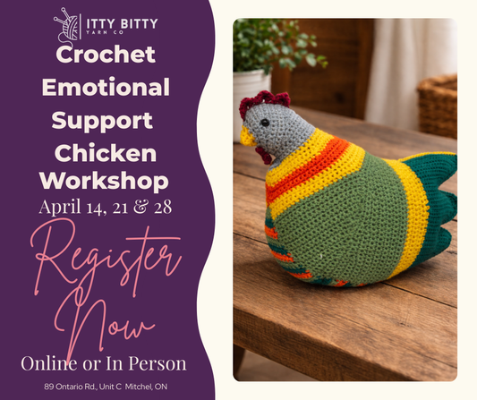 Emotional Support Chicken Worshop - Crochet