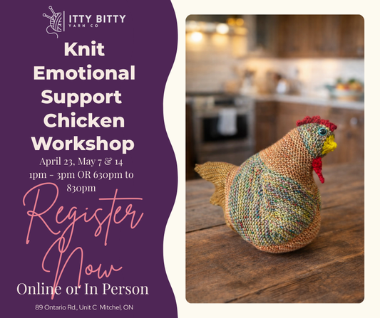 Emotional Support Chicken Worshop - Knit