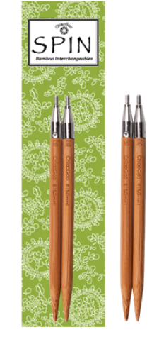 ChiaoGoo 4" SPIN Bamboo Interchangeable Tips
