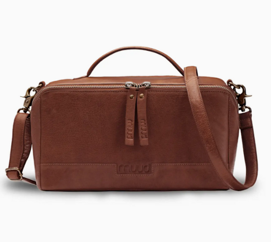 muud Cleo Midi Project Bag - Rich Brown