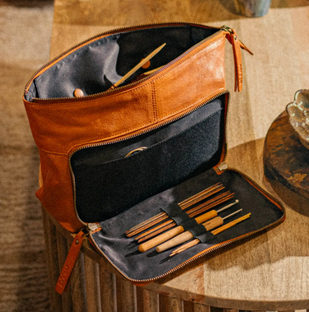 MUUD Jeanne Project Bag - Whiskey