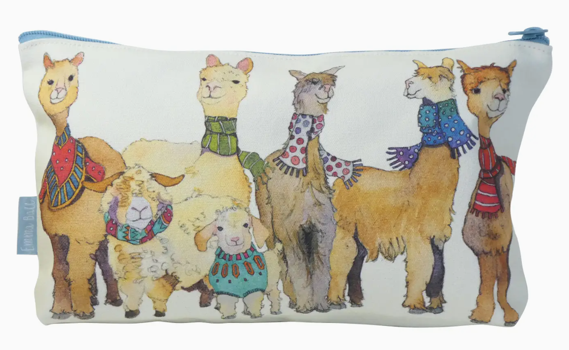 Emma Ball Zipped Pouches and Tote Bags
