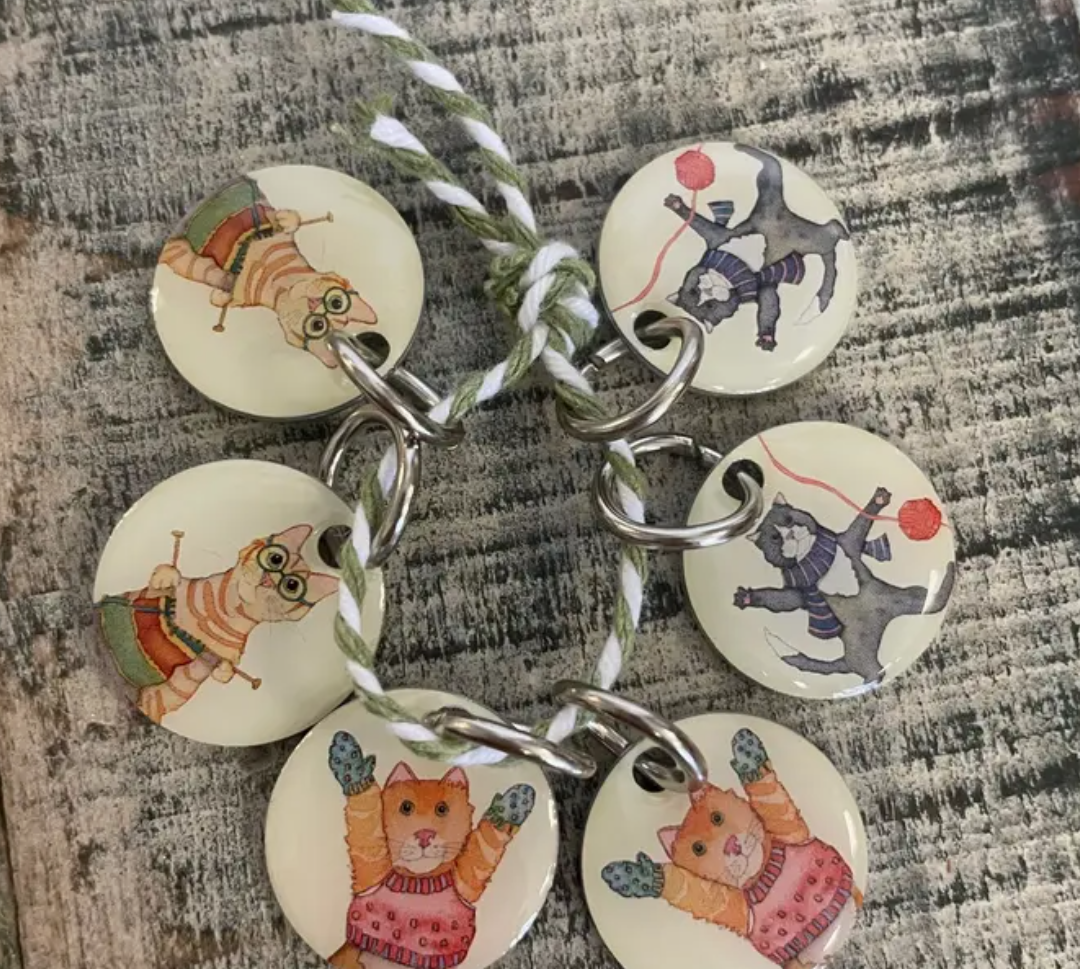 Emma Ball Stitch Markers