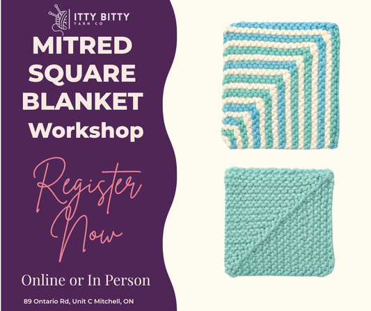 Mitred Square Blanket Workshop - Knit
