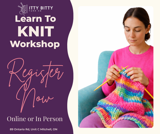 EVENING  Learn to Knit - January 20 and 27  - 6pm to 8pm