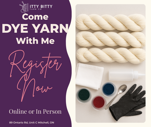 Come Dye With Me -February 23 - 10am to 12pm