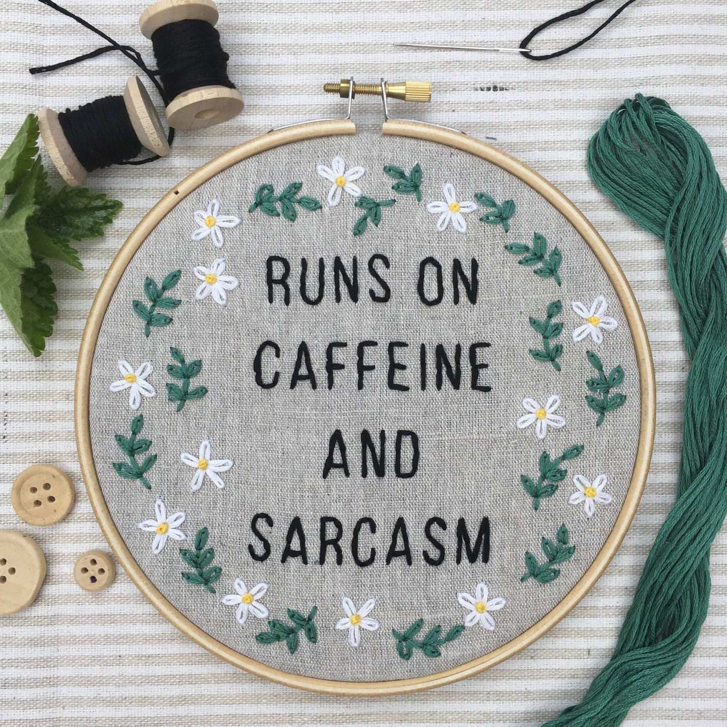 Runs On Caffeine & Sarcasm
