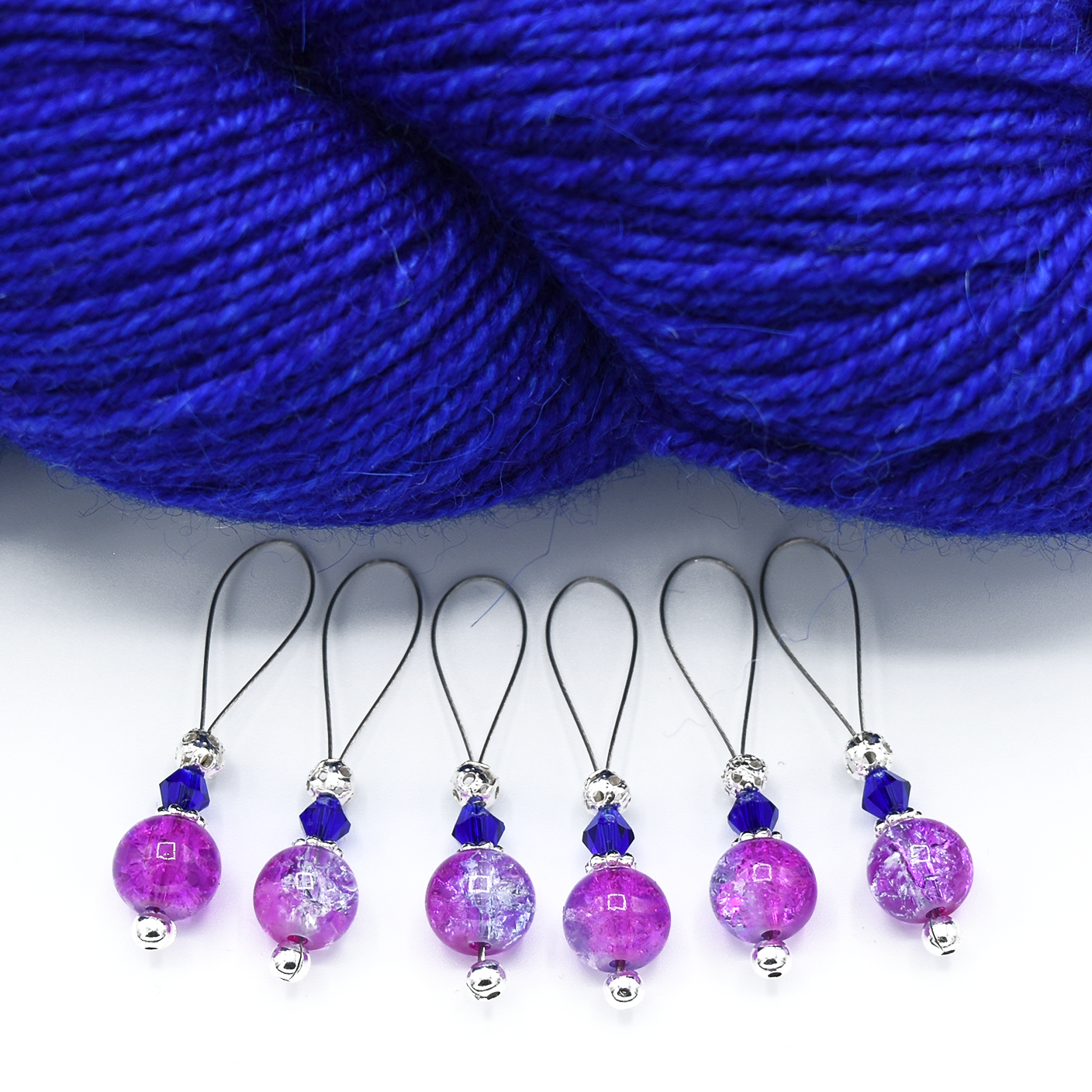 Pink and Lavender Stitch Markers Set