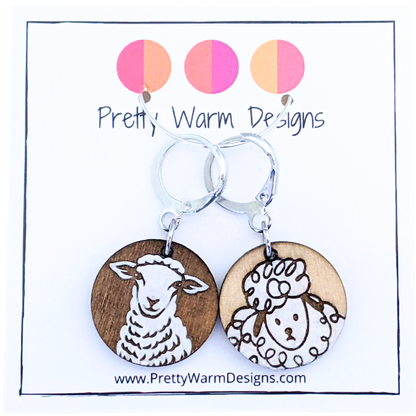 Bedhead to Business Sheep: RS/WS Stitch Markers Knit Crochet