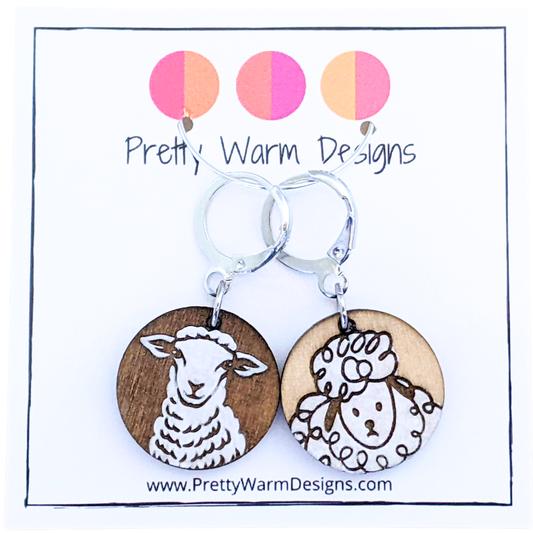 Bedhead to Business Sheep: RS/WS Stitch Markers Knit Crochet